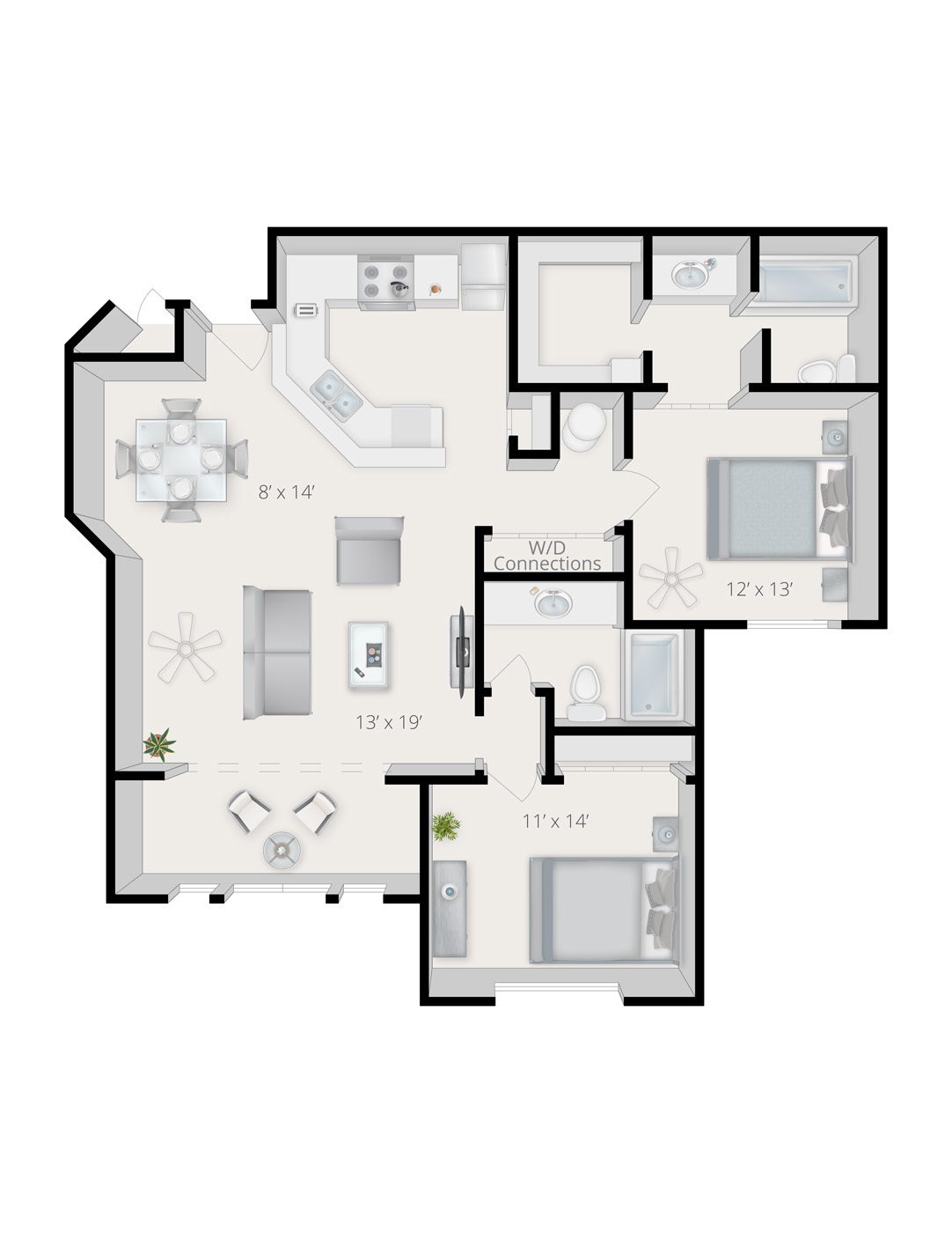 2 Bedroom B